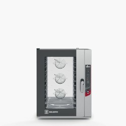 FOUR MIXTE 10 NIVEAUX 600X400PÂTISSERIE COMMANDE DIGITAL 2,4’’ LCD + SYSTEME DE LAVAGE INTEGRÉ GAMME "SQUERO"