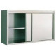 Placard inox mural porte coulissantes Long. 1200