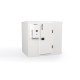 Chambre froide positive 1400x1400 panneaux avec rayonnage avec groupe fournis