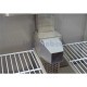Table à pizzas dessus granit 3 portes GN 1/1 avec kit supérieur réfrigéré cap.6 bacs GN1/4