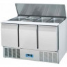 Saladette 3 portes GN 1/1 et dessus 4x GN 1/1