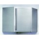 PLACARD MURAL D ANGLE INOX DIM. 700 X 700 -FERME 1 PORTE